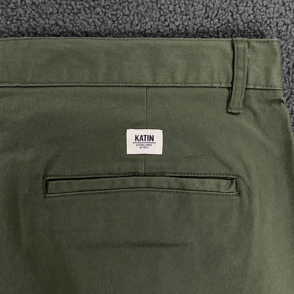 Katin Kraft Pant size 40x32 Olive Green Chino Stretch Twill Skate‎ Surf NEW